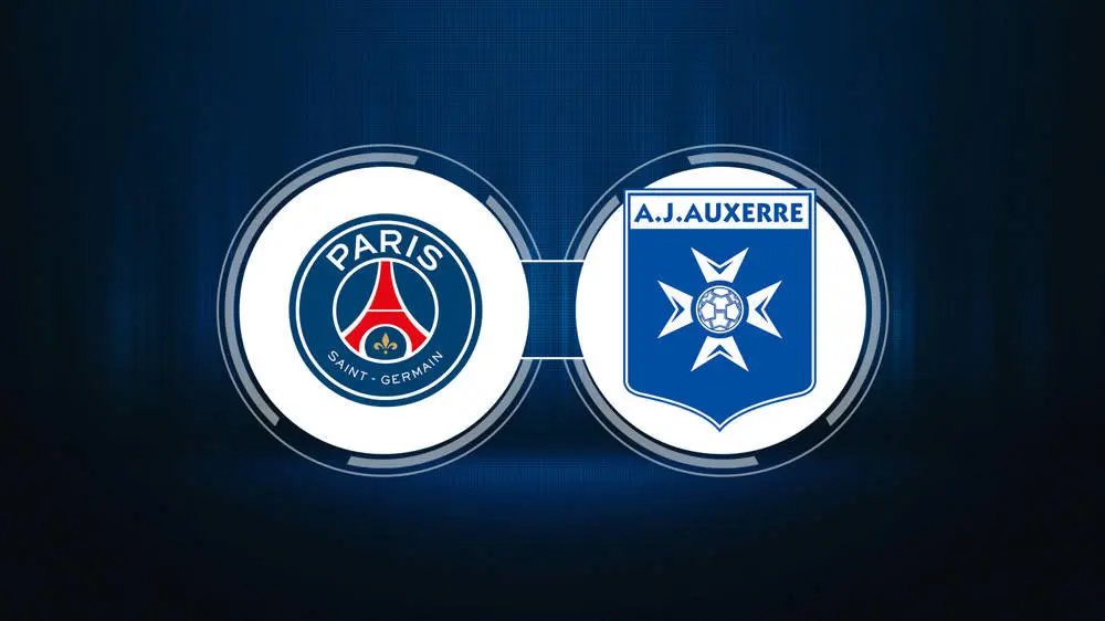 Paris Saint Germain vs Auxerre logo temp