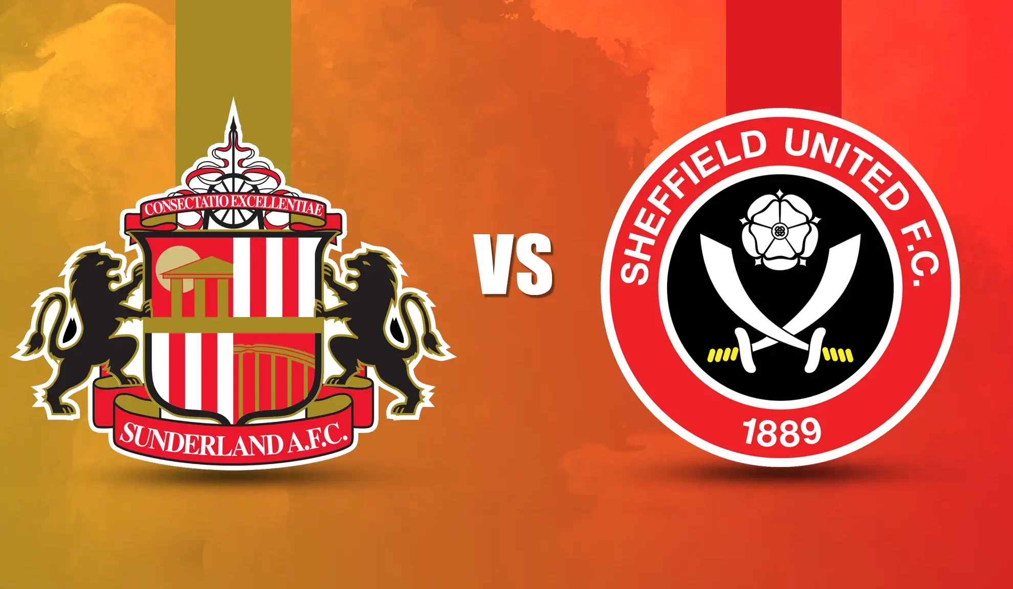Sunderland vs Sheffield United logo temp